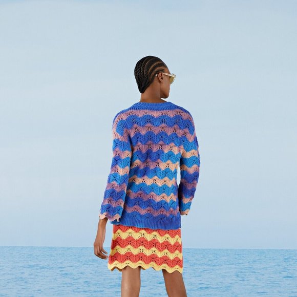 Gucci Tie Dye Knit Cotton Sweater - New with Tags - Picture 4 of 12